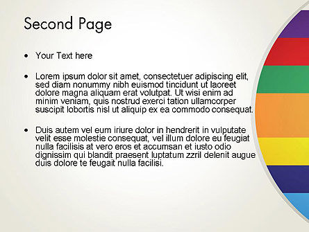 Plantilla de PowerPoint - rayas horizontales multicolores, Diapositiva 2, 12987, Abstracto / Texturas — PoweredTemplate.com