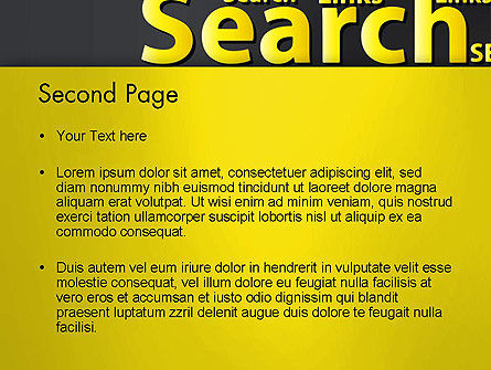 Search Engine Optimization Word Cloud PowerPoint Template, Slide 2, 12988, Careers/Industry — PoweredTemplate.com