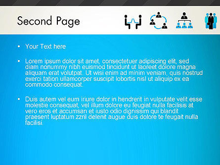 Modelo do PowerPoint - ícones de recursos humanos, Deslizar 2, 12993, Carreiras/Indústria — PoweredTemplate.com