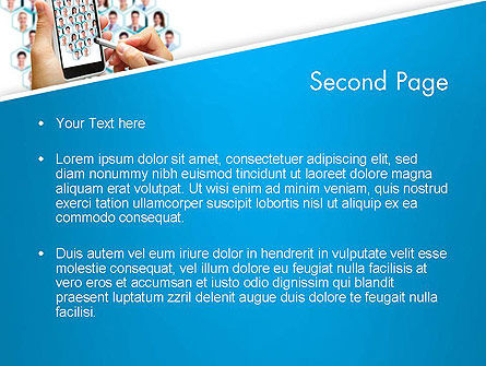 Plantilla de PowerPoint - creación de una plantilla de presentación de red empresarial, Diapositiva 2, 13010, Conceptos de negocio — PoweredTemplate.com