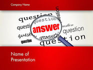 Answer to Questions - Free Presentation Template for Google Slides and ...