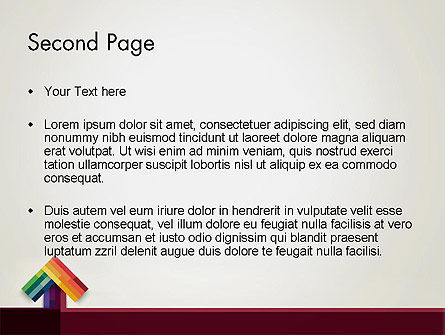 Modèle PowerPoint de flèche éclatante, Diapositive 2, 13030, Concepts commerciaux — PoweredTemplate.com