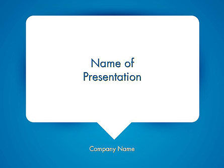 Sprechblase PowerPoint Vorlage, PowerPoint-Vorlage, 13034, Abstrakt/Texturen — PoweredTemplate.com