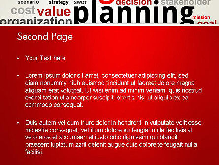 Strategische Planning En Beheer Word Cloud PowerPoint Template, Dia 2, 13055, Carrière/Industrie — PoweredTemplate.com