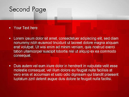 Modello PowerPoint - Piazze nello spazio grigio, Slide 2, 13070, Astratto/Texture — PoweredTemplate.com
