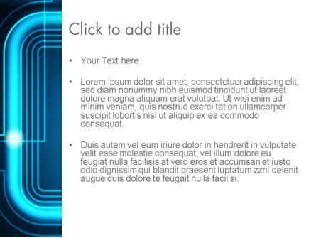 Templat PowerPoint Bingkai Neon Abstrak, Slide 3, 13074, Abstrak/Tekstur — PoweredTemplate.com