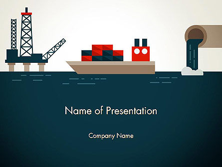 石油运输PowerPoint模板, PowerPoint模板, 13075, 汽车和运输 — PoweredTemplate.com