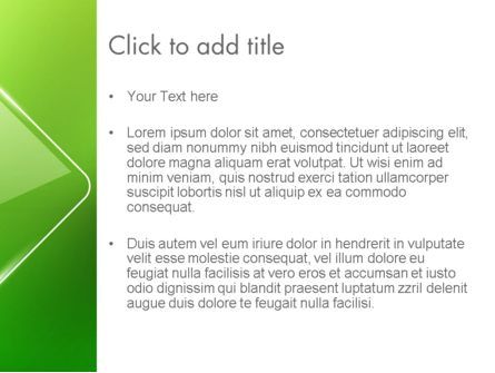 緑色の菱形 - PowerPointテンプレート, スライド 3, 13086, 抽象／テクスチャ — PoweredTemplate.com