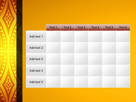 Ethnic Ornament Powerpoint Template Backgrounds 13104 Poweredtemplate Com Ethnic Powerpoint Templates