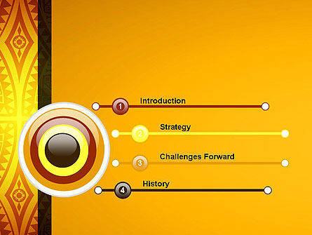 Ethnic Ornament Powerpoint Template Backgrounds 13104 Poweredtemplate Com Ethnic Powerpoint Templates