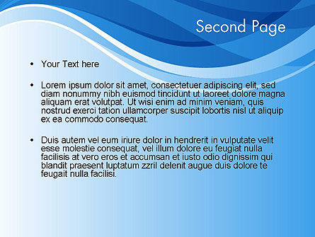 Modèle PowerPoint de waving stripes abstract, Diapositive 2, 13110, Abstrait / Textures — PoweredTemplate.com