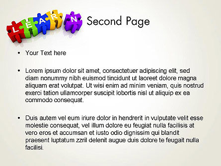 Modello PowerPoint - Scopri di puzzle, Slide 2, 13124, Education & Training — PoweredTemplate.com