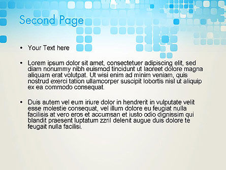 Templat PowerPoint Kuadrat Abstrak, Slide 2, 13130, Abstrak/Tekstur — PoweredTemplate.com