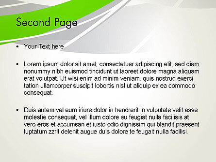 Modello PowerPoint - Curve astratte, Slide 2, 13139, Astratto/Texture — PoweredTemplate.com