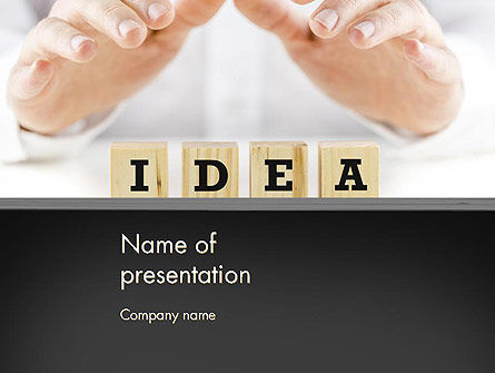 Idea Protection PowerPoint Template, Free PowerPoint Template, 13144, Legal — PoweredTemplate.com