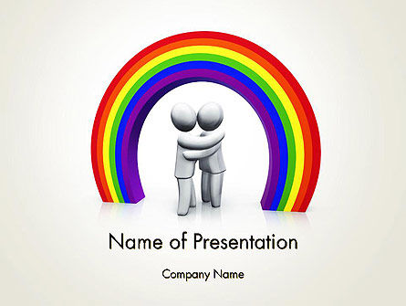 Lgbt PowerPoint Vorlage, PowerPoint-Vorlage, 13149, 3D — PoweredTemplate.com