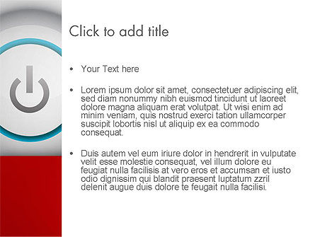 Plantilla de PowerPoint - botón de encendido del ordenador, Diapositiva 3, 13160, Ordenadores — PoweredTemplate.com
