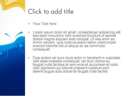 Modèle PowerPoint de peinture jaune et bleue, Diapositive 3, 13161, Art & Entertainment — PoweredTemplate.com