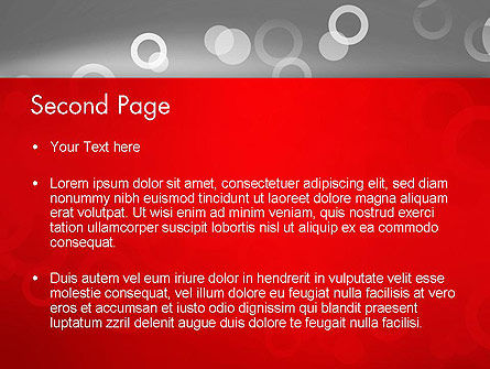 Modèle PowerPoint de résumé ponctué gris, Diapositive 2, 13162, Abstrait / Textures — PoweredTemplate.com