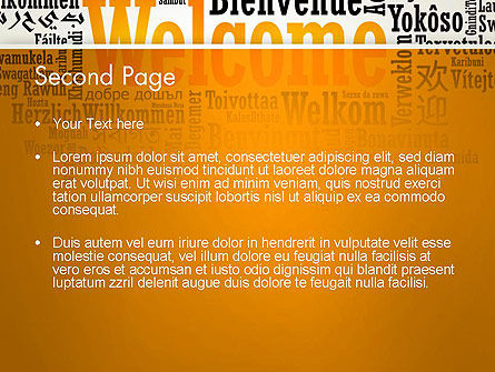 Modèle PowerPoint de mot de passe de bienvenue dans différentes langues, Diapositive 2, 13173, Education & Training — PoweredTemplate.com