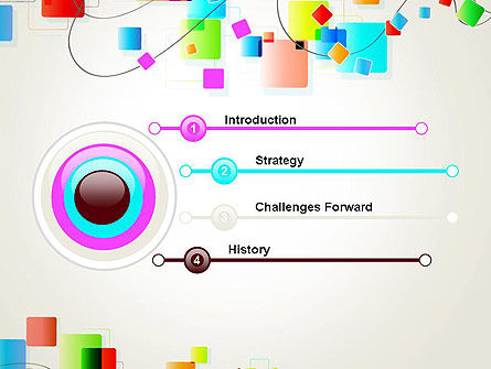 Psychedelic Funky Abstract Powerpoint Template Backgrounds 13177 Poweredtemplate Com Funky Powerpoint Templates
