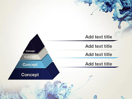 ink drop in water powerpoint template backgrounds 13180