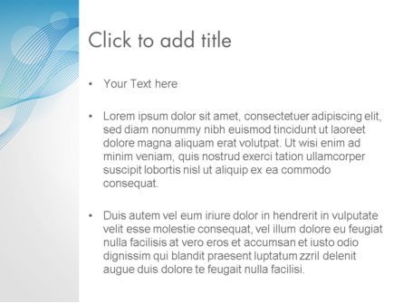 Modèle PowerPoint de résumé bleu doux, Diapositive 3, 13188, Abstrait / Textures — PoweredTemplate.com