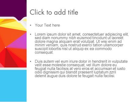 Colorful Polygon Abstract PowerPoint Template, Slide 3, 13203, Abstract/Textures — PoweredTemplate.com