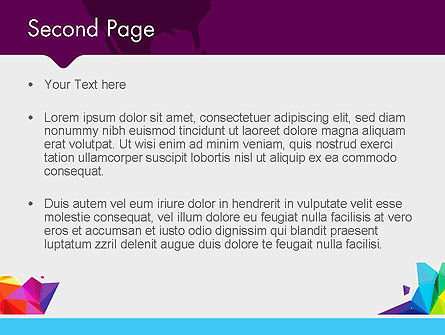 Plantilla de PowerPoint - colorido polígono resumen, Diapositiva 2, 13203, Abstracto / Texturas — PoweredTemplate.com