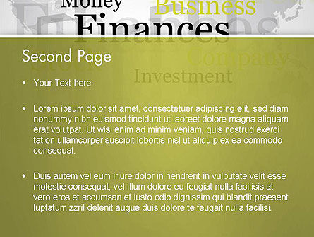 Modèle PowerPoint de finances monétaires, Diapositive 2, 13222, Finance / Comptabilité — PoweredTemplate.com