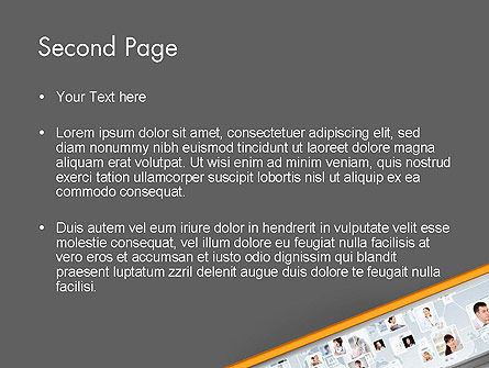 Modello PowerPoint - Popolare network, Slide 2, 13228, Persone — PoweredTemplate.com