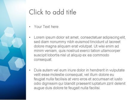 Modèle PowerPoint de lumières abstraites bleues defocused, Diapositive 3, 13245, Abstrait / Textures — PoweredTemplate.com
