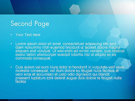 Modello PowerPoint - Abstract blue illumina defocused, Slide 2, 13245, Astratto/Texture — PoweredTemplate.com