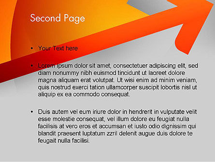 Tegenover Pijlen PowerPoint Template, Dia 2, 13247, Business Concepten — PoweredTemplate.com