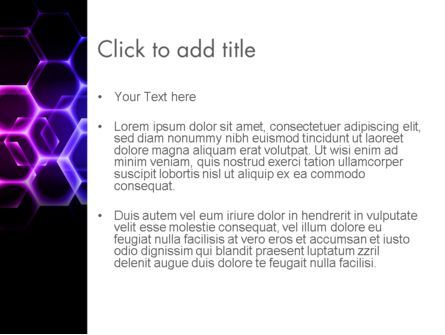 Rainbow Hexagons PowerPoint Template, Slide 3, 13251, Abstract/Textures — PoweredTemplate.com