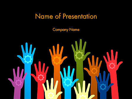 Templat PowerPoint Mencapai Tujuan, Templat PowerPoint, 13259, Konsep Bisnis — PoweredTemplate.com