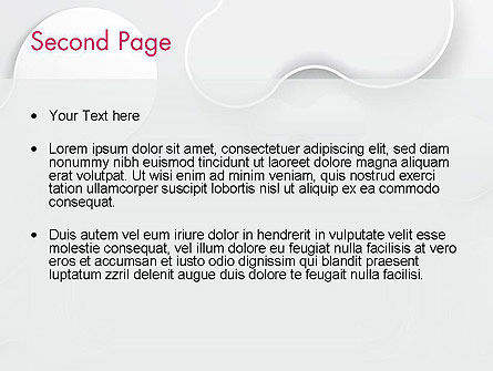 Modèle PowerPoint de abstrait des bulles liquides de style papier, Diapositive 2, 13270, Abstrait / Textures — PoweredTemplate.com