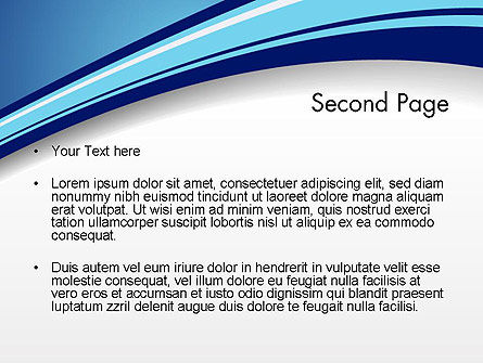 Templat PowerPoint Jalan Melengkung Abstrak, Slide 2, 13272, Abstrak/Tekstur — PoweredTemplate.com