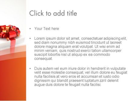 Modello PowerPoint - Confezioni regalo con fiocchi rossi, Slide 3, 13284, Vacanze/Occasioni Speciali — PoweredTemplate.com