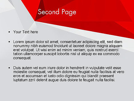 Templat PowerPoint Abstrak Melipat Kertas, Slide 2, 13292, Abstrak/Tekstur — PoweredTemplate.com