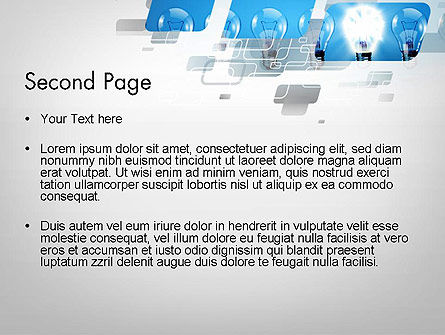 Ideation Concept PowerPoint Template, Slide 2, 13301, Business Concepts — PoweredTemplate.com