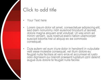 파워포인트 템플릿 - 빨간색 그라디언트, 슬라이드 3, 13302, 추상/직물 — PoweredTemplate.com