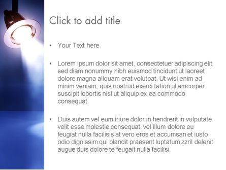 Modello PowerPoint - Scena illuminata, Slide 3, 13304, Art & Entertainment — PoweredTemplate.com