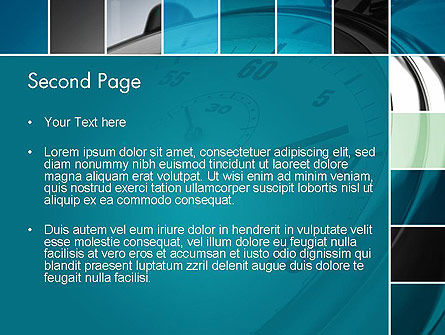 Plantilla de PowerPoint - concepto de gestión del tiempo, Diapositiva 2, 13307, Negocios — PoweredTemplate.com