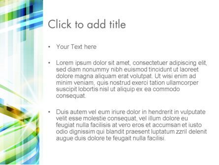 Plantilla de PowerPoint - conjunto de ondas abstractas, Diapositiva 3, 13311, Abstracto / Texturas — PoweredTemplate.com