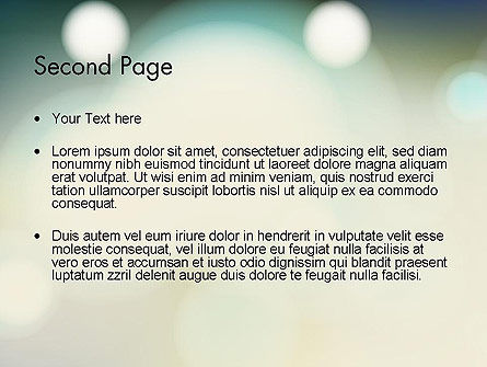 Templat PowerPoint Penglihatan Kabur, Slide 2, 13319, Abstrak/Tekstur — PoweredTemplate.com