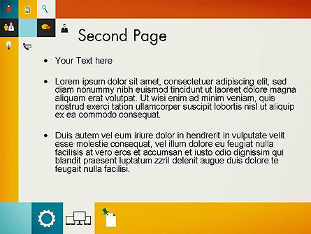 Plantilla de PowerPoint - diseño de diseño de cuadrícula, Diapositiva 2, 13329, Negocios — PoweredTemplate.com