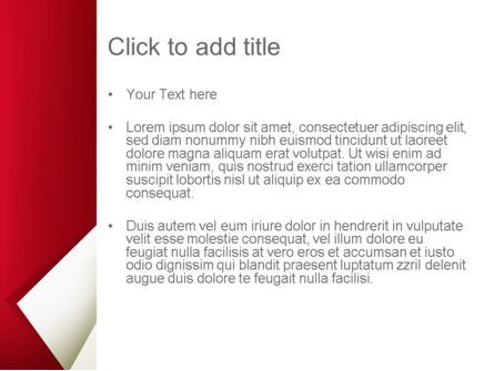 Modello PowerPoint - Foglio di carta piegato, Slide 3, 13331, Astratto/Texture — PoweredTemplate.com