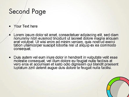 Modelo do PowerPoint - estilo abstrato da carta, Deslizar 2, 13332, Negócios — PoweredTemplate.com