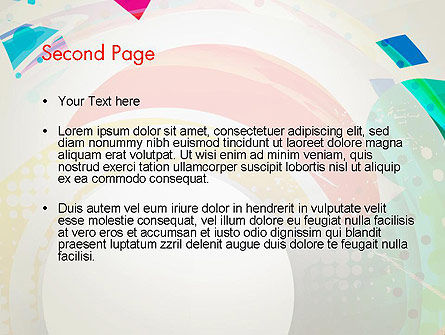 Roer Gekleurde Lagen Abstract PowerPoint Template, Dia 2, 13343, Art & Entertainment — PoweredTemplate.com